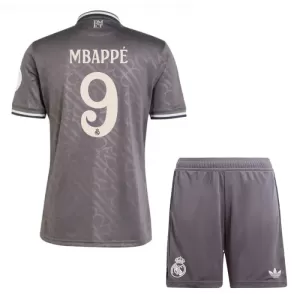 Fotbalové Dresy Real Madrid Kylian Mbappé 9 Dětské Alternativní 2024-25 Fotbalové Dresy Real Madrid Kylian Mbappé 9 Dětské Alternativní 2024-25