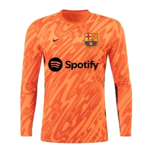 Brankářské Fotbalové Dresy FC Barcelona 2024-25 Oranžový Brankářské Fotbalové Dresy FC Barcelona 2024-25 Oranžový