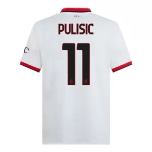 Fotbalové Dresy AC Milán Christian Pulišić 11 Venkovní 2024-25 Fotbalové Dresy AC Milán Christian Pulišić 11 Venkovní 2024-25