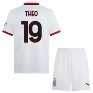 Fotbalové Dresy AC Milán Theo Hernández 19 Dětské Venkovní 2024-25 Fotbalové Dresy AC Milán Theo Hernández 19 Dětské Venkovní 2024-25
