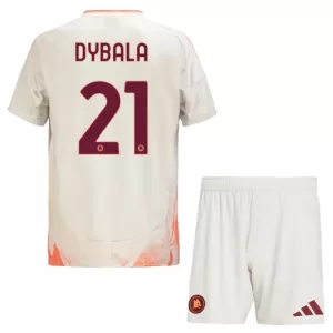 Fotbalové Dresy AS Řím Paulo Dybala 21 Dětské Venkovní 2024-25 Fotbalové Dresy AS Řím Paulo Dybala 21 Dětské Venkovní 2024-25