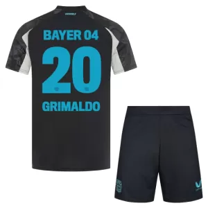 Fotbalové Dresy Bayer 04 Leverkusen Alejandro Grimaldo 20 Dětské Alternativní 2024-25 Fotbalové Dresy Bayer 04 Leverkusen Alejandro Grimaldo 20 Dětské Alternativní 2024-25