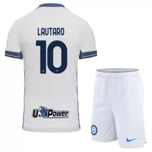 Fotbalové Dresy Inter Milán Lautaro Martínez 10 Dětské Venkovní 2024-25 Fotbalové Dresy Inter Milán Lautaro Martínez 10 Dětské Venkovní 2024-25
