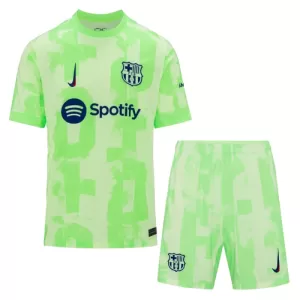 Fotbalové Dresy FC Barcelona Dětské Alternativní 2024-25 Fotbalové Dresy FC Barcelona Dětské Alternativní 2024-25