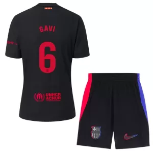 Fotbalové Dresy FC Barcelona Gavi 6 Dětské Venkovní 2024-25 Fotbalové Dresy FC Barcelona Gavi 6 Dětské Venkovní 2024-25