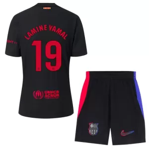 Fotbalové Dresy FC Barcelona Lamine Yamal 19 Dětské Venkovní 2024-25 Fotbalové Dresy FC Barcelona Lamine Yamal 19 Dětské Venkovní 2024-25