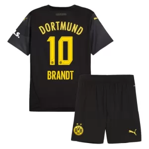 Fotbalové Dresy Borussia Dortmund Brandt 10 Dětské Venkovní 2024-25 Fotbalové Dresy Borussia Dortmund Brandt 10 Dětské Venkovní 2024-25