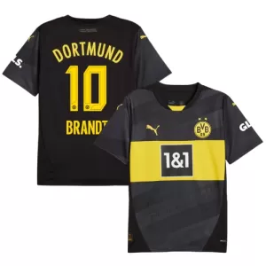 Fotbalové Dresy Borussia Dortmund Brandt 10 Venkovní 2024-25 Fotbalové Dresy Borussia Dortmund Brandt 10 Venkovní 2024-25