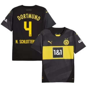 Fotbalové Dresy Borussia Dortmund N. Schlotterbeck 4 Venkovní 2024-25 Fotbalové Dresy Borussia Dortmund N. Schlotterbeck 4 Venkovní 2024-25