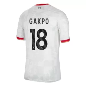 Fotbalové Dresy Liverpool FC Cody Gakpo 18 Alternativní 2024-25 Fotbalové Dresy Liverpool FC Cody Gakpo 18 Alternativní 2024-25
