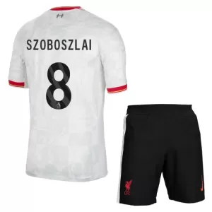 Fotbalové Dresy Liverpool FC Szoboszlai 8 Dětské Alternativní 2024-25 Fotbalové Dresy Liverpool FC Szoboszlai 8 Dětské Alternativní 2024-25