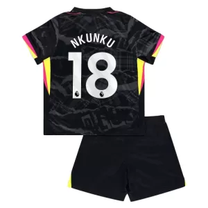 Fotbalové Dresy Chelsea FC Christopher Nkunku 18 Dětské Alternativní 2024-25 Fotbalové Dresy Chelsea FC Christopher Nkunku 18 Dětské Alternativní 2024-25