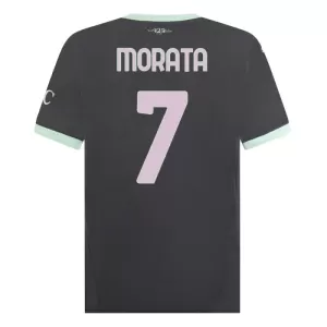 Fotbalové Dresy AC Milán Morata 7 Alternativní 2024-25