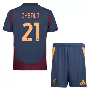 Fotbalové Dresy AS Řím Paulo Dybala 21 Dětské Alternativní 2024-25 Fotbalové Dresy AS Řím Paulo Dybala 21 Dětské Alternativní 2024-25