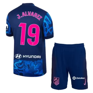 Fotbalové Dresy Atlético Madrid Julián Álvarez 19 Dětské Alternativní 2024-25 Fotbalové Dresy Atlético Madrid Julián Álvarez 19 Dětské Alternativní 2024-25