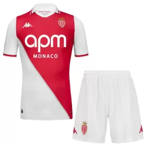 Fotbalové Dresy AS Monaco Dětské Domácí 2024-25 Fotbalové Dresy AS Monaco Dětské Domácí 2024-25