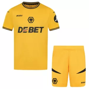 Fotbalové Dresy Wolverhampton Wanderers Dětské Domácí 2024-25 Fotbalové Dresy Wolverhampton Wanderers Dětské Domácí 2024-25