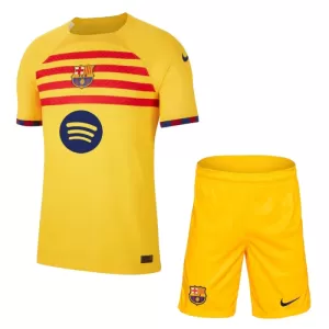 Fotbalové Dresy FC Barcelona Dětské Čtvrtý 2024-25 Fotbalové Dresy FC Barcelona Dětské Čtvrtý 2024-25