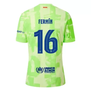 Fotbalové Dresy FC Barcelona Fermin 16 Alternativní 2024-25 Fotbalové Dresy FC Barcelona Fermin 16 Alternativní 2024-25