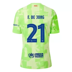 Fotbalové Dresy FC Barcelona Frenkie de Jong 21 Alternativní 2024-25 Fotbalové Dresy FC Barcelona Frenkie de Jong 21 Alternativní 2024-25