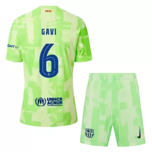 Fotbalové Dresy FC Barcelona Gavi 6 Dětské Alternativní 2024-25 Fotbalové Dresy FC Barcelona Gavi 6 Dětské Alternativní 2024-25