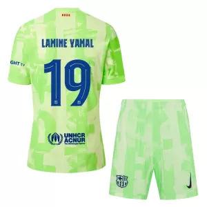 Fotbalové Dresy FC Barcelona Lamine Yamal 19 Dětské Alternativní 2024-25 Fotbalové Dresy FC Barcelona Lamine Yamal 19 Dětské Alternativní 2024-25
