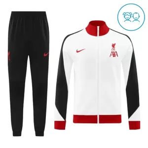 Liverpool FC Teplákové Soupravy Dětské 2024-25 Bílá Liverpool FC Teplákové Soupravy Dětské 2024-25 Bílá