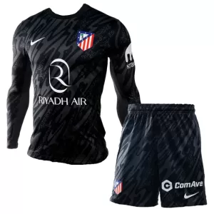 Brankářské Fotbalové Dresy Atlético Madrid Dětské Domácí 2024-25 Dlouhý Rukáv Brankářské Fotbalové Dresy Atlético Madrid Dětské Domácí 2024-25 Dlouhý Rukáv