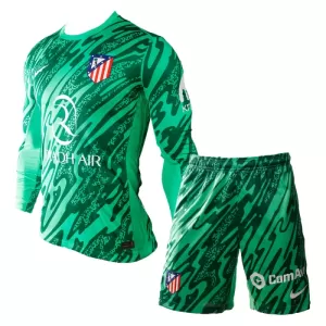 Brankářské Fotbalové Dresy Atlético Madrid Dětské Venkovní 2024-25 Dlouhý Rukáv Brankářské Fotbalové Dresy Atlético Madrid Dětské Venkovní 2024-25 Dlouhý Rukáv