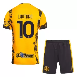 Fotbalové Dresy Inter Milán Lautaro Martínez 10 Dětské Alternativní 2024-25 Fotbalové Dresy Inter Milán Lautaro Martínez 10 Dětské Alternativní 2024-25