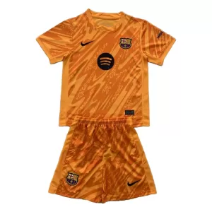 Brankářské Fotbalové Dresy FC Barcelona Dětské 2024-25 Oranžový Brankářské Fotbalové Dresy FC Barcelona Dětské 2024-25 Oranžový