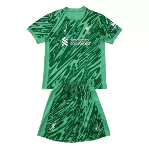 Brankářské Fotbalové Dresy Liverpool FC Dětské 2024-25 Zelená Brankářské Fotbalové Dresy Liverpool FC Dětské 2024-25 Zelená