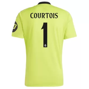 Brankářské Fotbalové Dresy Real Madrid Thibaut Courtois 1 Alternativní 2024-25 Brankářské Fotbalové Dresy Real Madrid Thibaut Courtois 1 Alternativní 2024-25