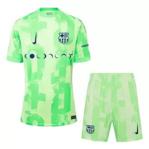 Fotbalové Dresy FC Barcelona ColdPlay Dětské Alternativní 2024-25 Fotbalové Dresy FC Barcelona ColdPlay Dětské Alternativní 2024-25