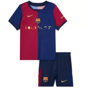 Fotbalové Dresy FC Barcelona ColdPlay Dětské Domácí 2024-25 Fotbalové Dresy FC Barcelona ColdPlay Dětské Domácí 2024-25