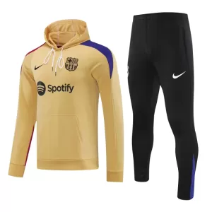 Barcelona Hoodie Tréninkové Teplákové Soupravy 2024-25 Žlutá Barcelona Hoodie Tréninkové Teplákové Soupravy 2024-25 Žlutá