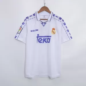 Fotbalové Dresy Real Madrid 1996-97 Domácí Retro Fotbalové Dresy Real Madrid 1996-97 Domácí Retro