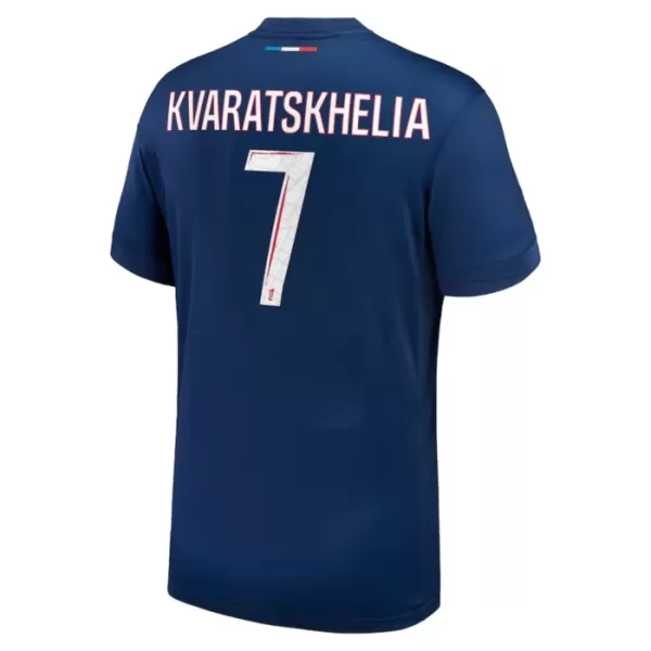 Fotbalové Dresy Paris Saint-Germain Kvaratskhelia 7 Domácí 2024-25
