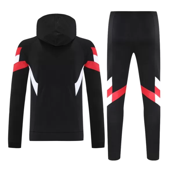 Manchester United Hoodie Tréninkové Teplákové Soupravy 2024-25 Černá