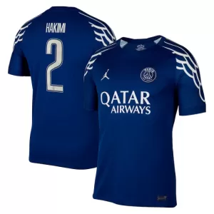 Fotbalové Dresy Paris Saint-Germain Achraf Hakimi 2 Čtvrtý 2024-25 Fotbalové Dresy Paris Saint-Germain Achraf Hakimi 2 Čtvrtý 2024-25