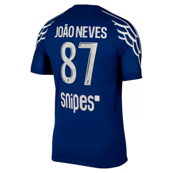 Fotbalové Dresy Paris Saint-Germain Joao Neves 87 Čtvrtý 2024-25