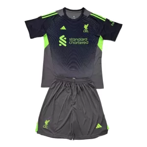 Brankářské Fotbalové Dresy Liverpool FC Dětské 2025-26 Černá Brankářské Fotbalové Dresy Liverpool FC Dětské 2025-26 Černá