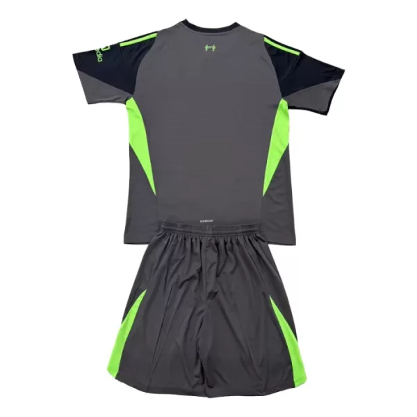 Brankářské Fotbalové Dresy Liverpool FC Dětské 2025-26 Černá