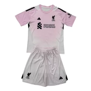 Brankářské Fotbalové Dresy Liverpool FC Dětské 2025-26 Růžová Brankářské Fotbalové Dresy Liverpool FC Dětské 2025-26 Růžová