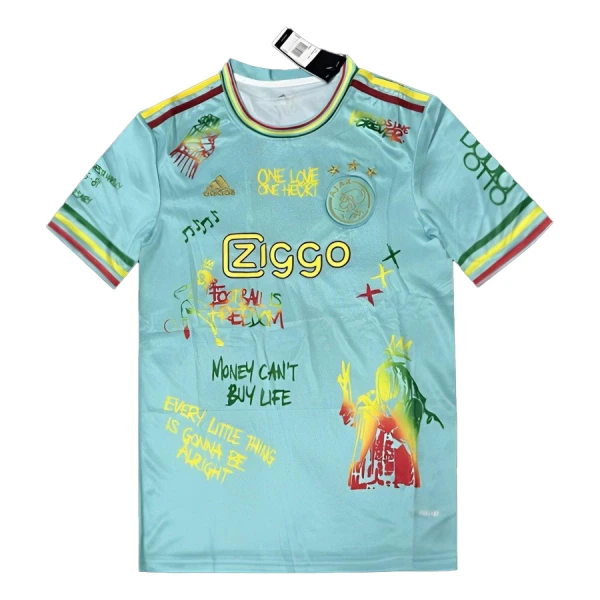 Fotbalové Dresy Ajax Amsterdam x Bob Marley 2024-25 Modrá