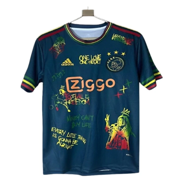 Fotbalové Dresy Ajax Amsterdam x Bob Marley 2024-25 Námořnictvo