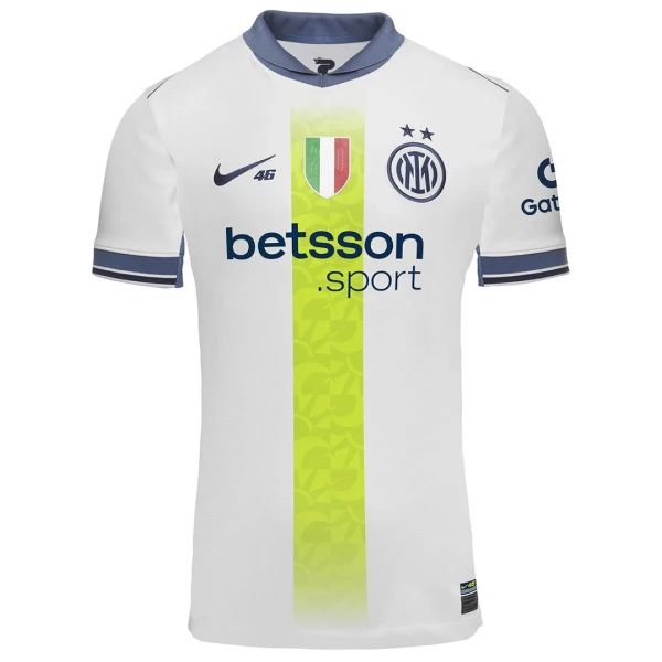Fotbalové Dresy Inter Milán x Valentino Rossi Venkovní 2024-25 Fotbalové Dresy Inter Milán x Valentino Rossi Venkovní 2024-25