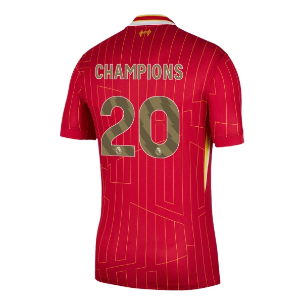 Fotbalové Dresy Liverpool FC Champions 20 Domácí 2024-25