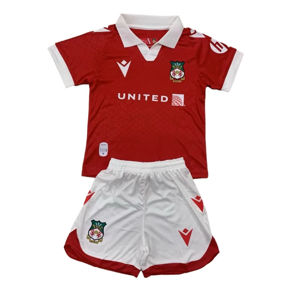Fotbalové Dresy Wrexham Dětské Domácí 2024-25 Fotbalové Dresy Wrexham Dětské Domácí 2024-25