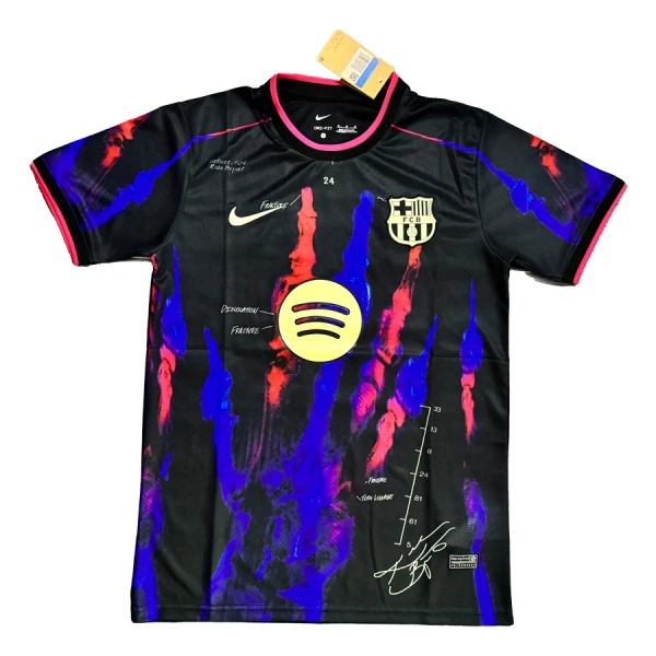 Fotbalové Dresy Barcelona 2025-26 Černá - Speciální Fotbalové Dresy Barcelona 2025-26 Černá - Speciální